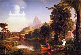 Thomas Cole Canvas Paintings - The Voyage of Life Youth